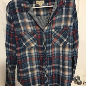 Cloth and Stone Plaid shirt